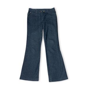 𝅺ESCADA Bootcut Jeans Washed Black Denim Women’s Size 36